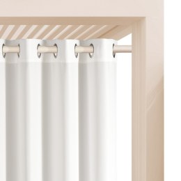 Zasłona tarasowa GARDEN LINE 155x250 złamana biel - przelotka