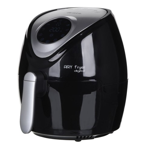 Ariete 4616/00, Frytkownica na gorące powietrze, 2.6 L, 200 °C, 60 min, Pojedyncza, Czarna, Srebrna