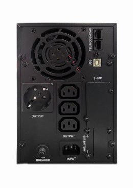 EnerGenie | Zasilacz UPS z czystą falą sinusoidalną z wyświetlaczem LCD i portem USB | EG-UPS-PS1000-01 | 1000 VA | 800 W | V
