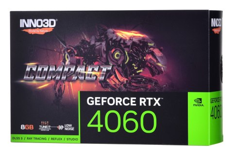 Inno3D GEFORCE RTX 4060 COMPACT Grafik Inno3D GEFORCE RTX 4060 COMPACT Grafik