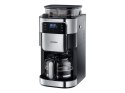 Severin KA 4813, Drip coffee maker, Coffee beans, Ground coffee, Built-in grinder, 1000 W, Black, Stainless steel