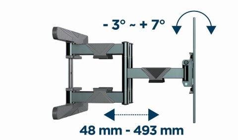 TV SET ACC WALL MOUNT 40-80"/WM-80ST-01 GEMBIRD TV SET ACC WALL MOUNT 40-80"/WM-80ST-01 GEMBIRD