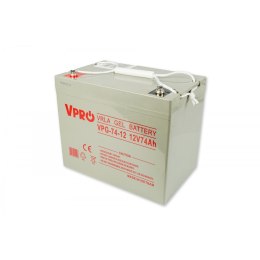 VOLT Akumulator GEL VPRO SOLAR 12V 74Ah
