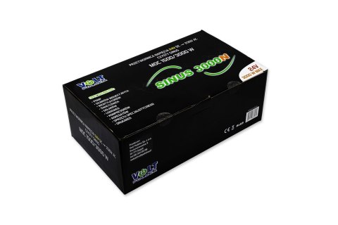 VOLT PRZETWORNICA VOLT POLSKA SINUS PLUS 3000 24V / 230V 1500/3000W VOLT PRZETWORNICA VOLT POLSKA SINUS PLUS 3000 24V / 230V 1500/3000W