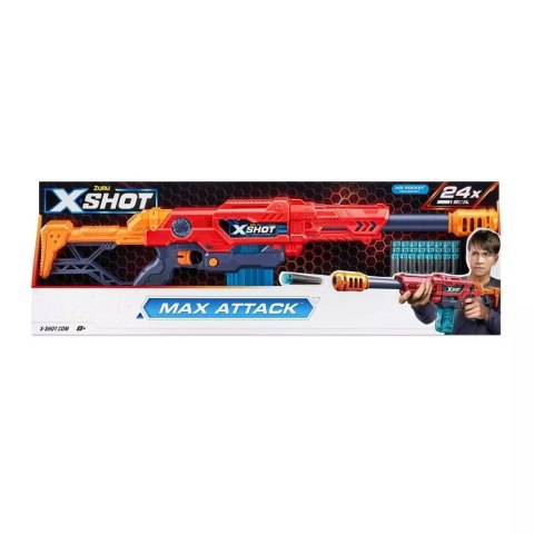 ZURU X-SHOT ExcelMaxAttack wyrzutnia24s 3694 40220 ZURU X-SHOT ExcelMaxAttack wyrzutnia24s 3694 40220