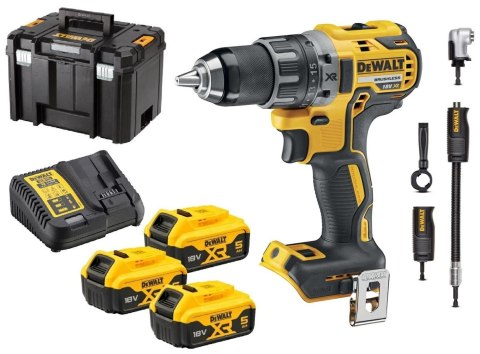 DEWALT WKRĘTARKA 18V DCD791P3A 70/27Nm 3x5,0Ah BL +KOŃCÓWKA KĄTOWY DO BITÓW DEWALT WKRĘTARKA 18V DCD791P3A 70/27Nm 3x5,0Ah BL +KOŃCÓWKA KĄTOWY DO BITÓW