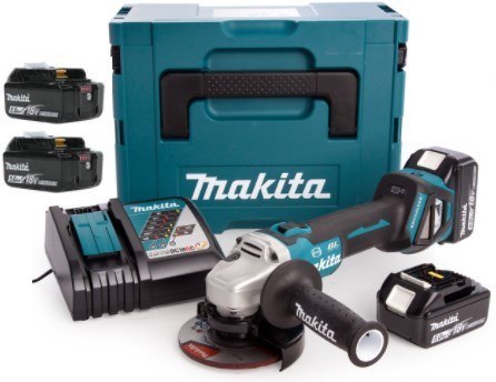 MAKITA.SZLIFIERKA KĄT. 18V 3x5,0Ah DGA513RTJ MAKITA.SZLIFIERKA KĄT. 18V 3x5,0Ah DGA513RTJ