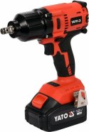 YATO KLUCZ UDAROWY BEZSZCZOTKOWY 18V LI-ION 1/2" 1x3,0Ah 700Nm