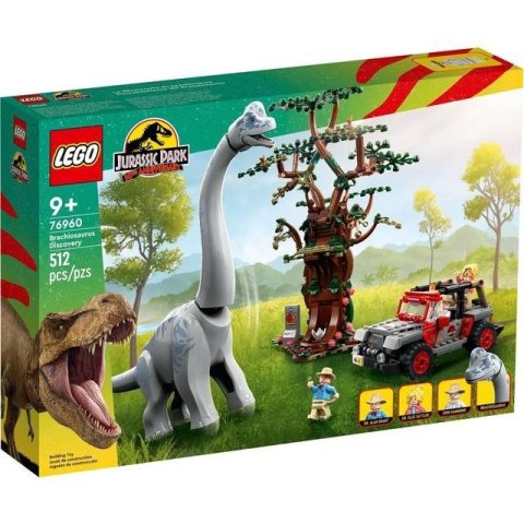 Klocki Jurassic World 76960 Odkrycie brachiozaura Klocki Jurassic World 76960 Odkrycie brachiozaura