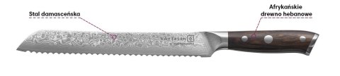 Nóż do chleba Bread Kohersen Elegance Ebony Wood 22,9cm Nóż do chleba Bread Kohersen Elegance Ebony Wood 22,9cm