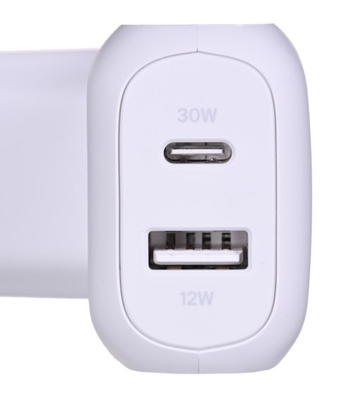 BELKIN PODWÓJNA ŁADOWARKA SIECIOWA USB-C USB-A 42W BELKIN PODWÓJNA ŁADOWARKA SIECIOWA USB-C USB-A 42W