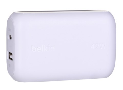 BELKIN PODWÓJNA ŁADOWARKA SIECIOWA USB-C USB-A 42W BELKIN PODWÓJNA ŁADOWARKA SIECIOWA USB-C USB-A 42W