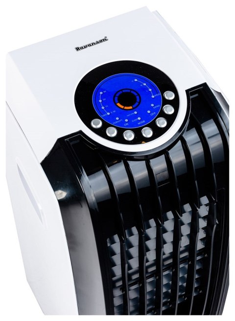 Klimator przenośny Ravanson KR-7010 (60W; 3 prędkości, przepływ powietrza: 829 m3/h, pilot, możliwość użycia wkładów chłodniczyc Klimator przenośny Ravanson KR-7010 (60W; 3 prędkości, przepływ powietrza: 829 m3/h, pilot, możliwość użycia wkładów chłodniczyc