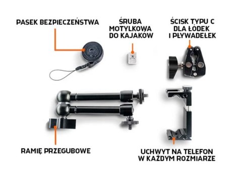 Uchwyt mocujący telefon Deeper Smartphone Mount Kayak&Boat Uchwyt mocujący telefon Deeper Smartphone Mount Kayak&Boat