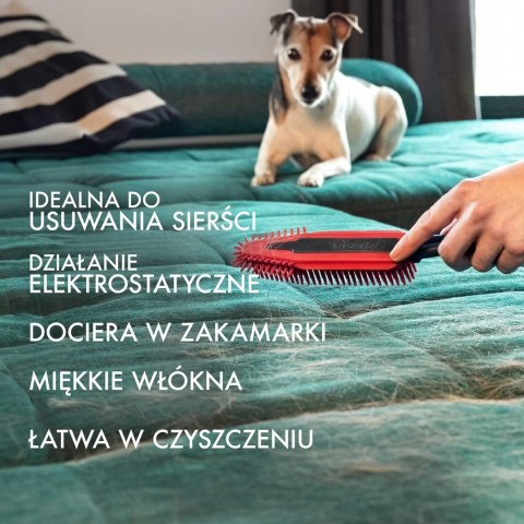 Szczotka elektrostatyczna do sierści i włosów Vileda PET PRO Szczotka elektrostatyczna do sierści i włosów Vileda PET PRO
