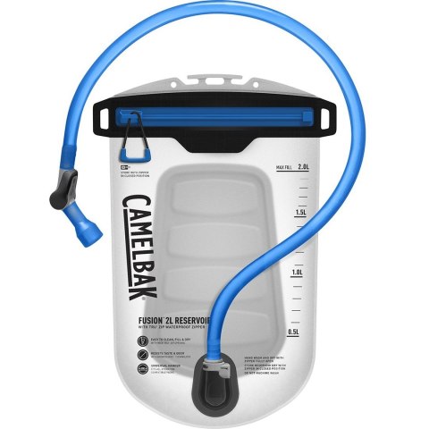 Bukłak CamelBak Fusion 2L Reservoir with Tru Zip Waterproof Zipper, Clear Bukłak CamelBak Fusion 2L Reservoir with Tru Zip Waterproof Zipper, Clear