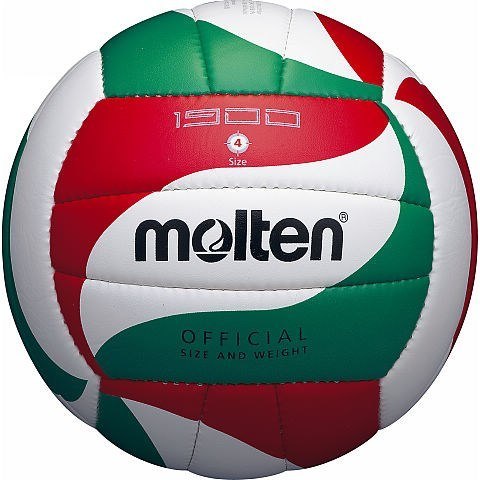 Piłka siatkowa Molten V4M1900 biało-czerwono-zielona Piłka siatkowa Molten V4M1900 biało-czerwono-zielona