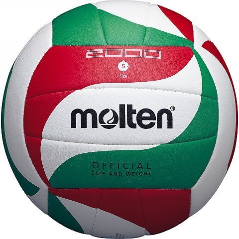 Piłka siatkowa Molten V5M2000 biało-czerwono-zielona Piłka siatkowa Molten V5M2000 biało-czerwono-zielona