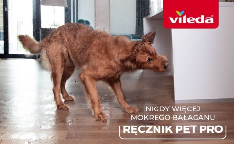 Ręcznik z mikrofibry dla zwierząt Vileda PET PRO M Ręcznik z mikrofibry dla zwierząt Vileda PET PRO M
