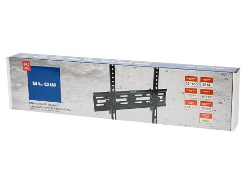 Uchwyt ścienny do telewizora BLOW 76-856# (ścienne; 26" - 55"; max. 30kg) Uchwyt ścienny do telewizora BLOW 76-856# (ścienne; 26" - 55"; max. 30kg)