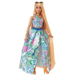 Lalka Barbie Extra Fancy sukienka w kwiaty
