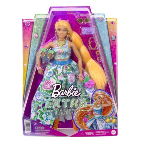 Lalka Barbie Extra Fancy sukienka w kwiaty Lalka Barbie Extra Fancy sukienka w kwiaty