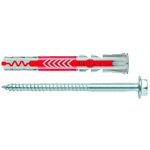 Mocowanie uniwersalne z wkrętem Fischer DUOPOWER 10X80 S (wersja długa) 10szt. Mocowanie uniwersalne z wkrętem Fischer DUOPOWER 10X80 S (wersja długa) 10szt.