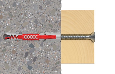 Mocowanie uniwersalne z wkrętem Fischer DUOPOWER 10X80 S (wersja długa) 10szt. Mocowanie uniwersalne z wkrętem Fischer DUOPOWER 10X80 S (wersja długa) 10szt.