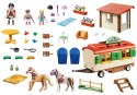Zestaw figurek Country 70510 Kemping z kucykami i przyczepką