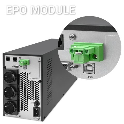 QOLTEC ZASILACZ AWARYJNY UPS 2KVA | 2000W | POWER FACTOR 1.0 | LCD | EPO | USB | ON-LINE QOLTEC ZASILACZ AWARYJNY UPS 2KVA | 2000W | POWER FACTOR 1.0 | LCD | EPO | USB | ON-LINE