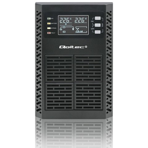 QOLTEC ZASILACZ AWARYJNY UPS 2KVA | 2000W | POWER FACTOR 1.0 | LCD | EPO | USB | ON-LINE QOLTEC ZASILACZ AWARYJNY UPS 2KVA | 2000W | POWER FACTOR 1.0 | LCD | EPO | USB | ON-LINE