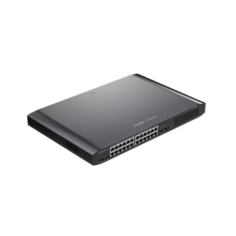 REYEE SWITCH ZARZĄDZALNY 24 PORTY 1GBIT + 2 PORTY UPLINK SFP 1GBIT | 24 PORTY POE/POE+ (370W MAX) | L2 | RACK REYEE SWITCH ZARZĄDZALNY 24 PORTY 1GBIT + 2 PORTY UPLINK SFP 1GBIT | 24 PORTY POE/POE+ (370W MAX) | L2 | RACK