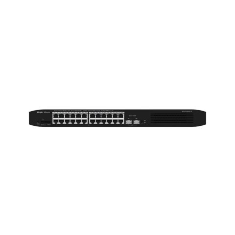 REYEE SWITCH ZARZĄDZALNY 24 PORTY 1GBIT + 2 PORTY UPLINK SFP 1GBIT | 24 PORTY POE/POE+ (370W MAX) | L2 | RACK REYEE SWITCH ZARZĄDZALNY 24 PORTY 1GBIT + 2 PORTY UPLINK SFP 1GBIT | 24 PORTY POE/POE+ (370W MAX) | L2 | RACK