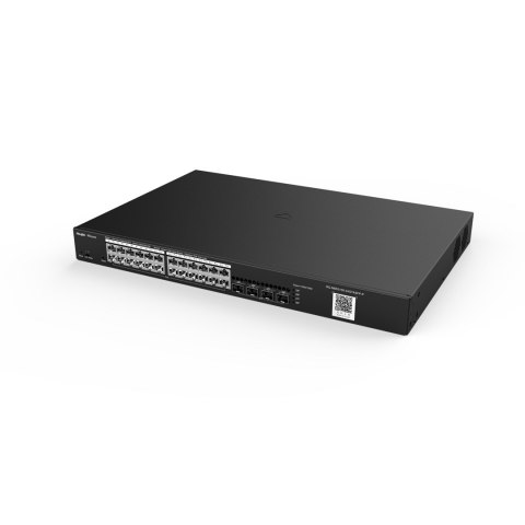 REYEE SWITCH ZARZĄDZALNY 24 PORTY 1GBIT + 4 PORTY UPLINK SFP 1GBIT | 24 PORTY POE/POE+ (370W MAX) | L2 | RACK REYEE SWITCH ZARZĄDZALNY 24 PORTY 1GBIT + 4 PORTY UPLINK SFP 1GBIT | 24 PORTY POE/POE+ (370W MAX) | L2 | RACK