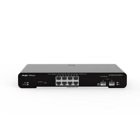 REYEE SWITCH ZARZĄDZALNY 8 PORTÓW 1GBIT + 2 PORTY UPLINK SFP 1GBIT | L2 | METALOWA OBUDOWA DESKTOP REYEE SWITCH ZARZĄDZALNY 8 PORTÓW 1GBIT + 2 PORTY UPLINK SFP 1GBIT | L2 | METALOWA OBUDOWA DESKTOP