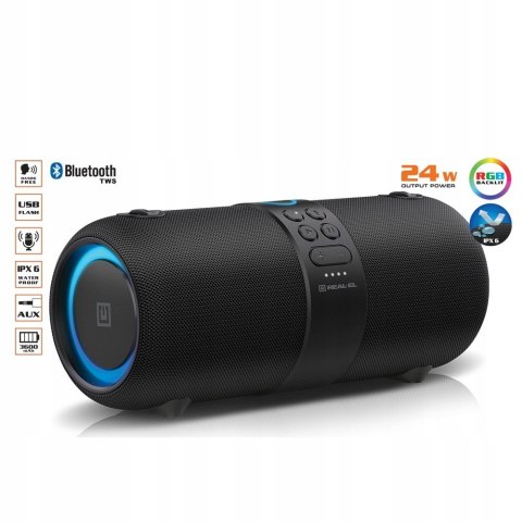 Głośnik przenośny X-735, black Głośnik przenośny X-735, black
