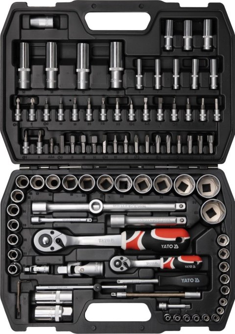 YATO ZESTAW KLUCZY 1/4" , 1/2" 94 elem. 12681 YATO ZESTAW KLUCZY 1/4" , 1/2" 94 elem. 12681