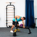 Zestaw ciężarów 6w1 HMS SGN140 (sztanga, sztangielki i kettlebell) 40kg