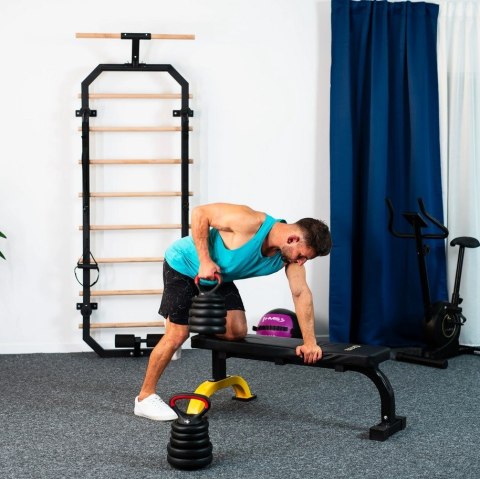 Zestaw ciężarów 6w1 HMS SGN140 (sztanga, sztangielki i kettlebell) 40kg Zestaw ciężarów 6w1 HMS SGN140 (sztanga, sztangielki i kettlebell) 40kg
