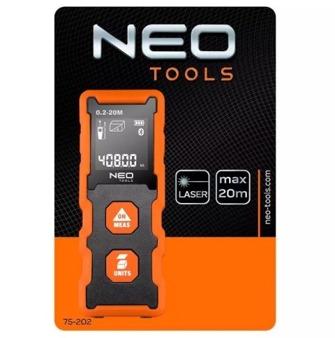 Dalmierz laserowy Neo Tools zasięg 20 m Dalmierz laserowy Neo Tools zasięg 20 m
