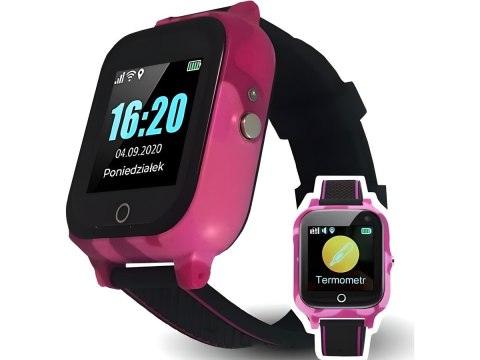 GoGPS Smartwatch dla dzieci GoGPS K27 Pink GoGPS Smartwatch dla dzieci GoGPS K27 Pink
