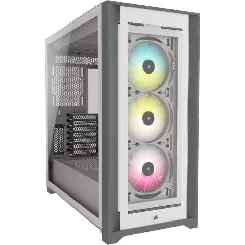 Korsarz | Inteligentna obudowa komputera ATX | 5000X RGB | Szyba boczna | Biały | Wieża środkowa | Zasilacz w zestawie Nie | For Korsarz | Inteligentna obudowa komputera ATX | 5000X RGB | Szyba boczna | Biały | Wieża środkowa | Zasilacz w zestawie Nie | For