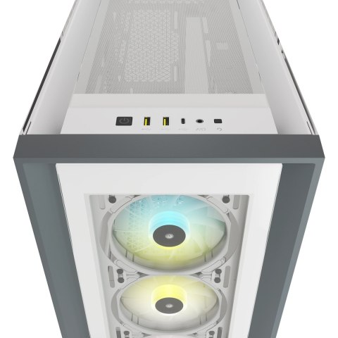 Korsarz | Inteligentna obudowa komputera ATX | 5000X RGB | Szyba boczna | Biały | Wieża środkowa | Zasilacz w zestawie Nie | For Korsarz | Inteligentna obudowa komputera ATX | 5000X RGB | Szyba boczna | Biały | Wieża środkowa | Zasilacz w zestawie Nie | For