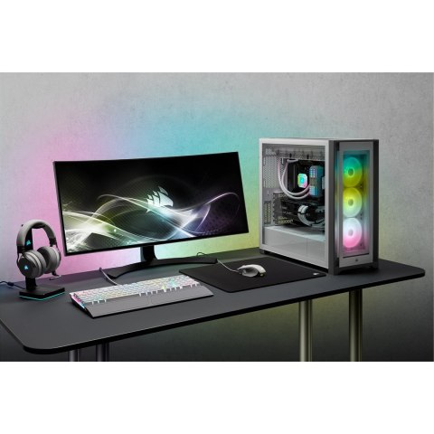 Korsarz | Inteligentna obudowa komputera ATX | 5000X RGB | Szyba boczna | Biały | Wieża środkowa | Zasilacz w zestawie Nie | For Korsarz | Inteligentna obudowa komputera ATX | 5000X RGB | Szyba boczna | Biały | Wieża środkowa | Zasilacz w zestawie Nie | For
