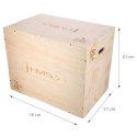 Skrzynia plyometryczna wzmocniona 750x600x500mm HMS DSC01
