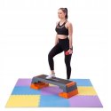 Mata puzzle Multipack One Fitness MP10 żółto-niebiesko-fioletowe 9 elementów 10 mm