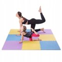 Mata puzzle Multipack One Fitness MP10 żółto-niebiesko-fioletowe 9 elementów 10 mm