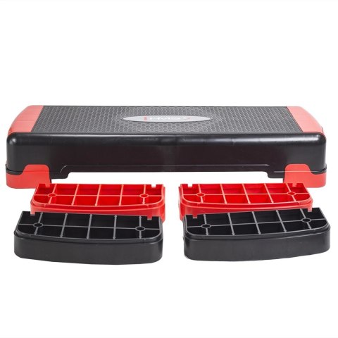 Step do aerobiku HMS AS005 czarno-czerwony Step do aerobiku HMS AS005 czarno-czerwony
