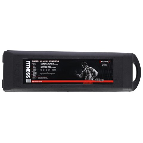 Sztangielki/sztanga walizka chrom 2x25kg HMS STC50 Sztangielki/sztanga walizka chrom 2x25kg HMS STC50