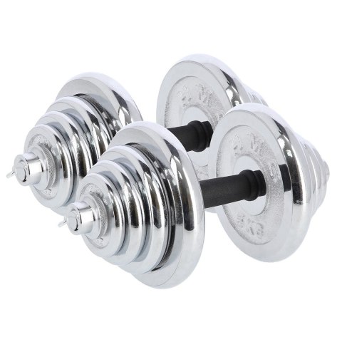 Sztangielki/sztanga walizka chrom 2x25kg HMS STC50 Sztangielki/sztanga walizka chrom 2x25kg HMS STC50